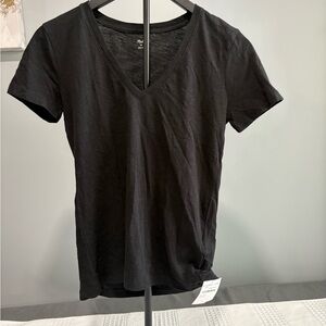 Madewell Charcoal V-Neck Tee
